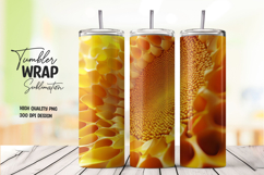 Honeycomb Yellow Nature Tumbler Wrap Product Image 1