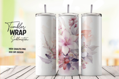 Blush Rose Tumbler Wrap Product Image 1