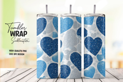 Heart Print Tumbler Wrap Product Image 1