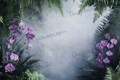 Fantasy Purple Floral Burst Background Product Image 1