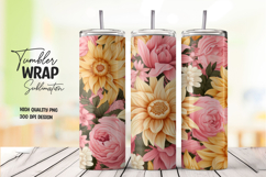 Yellow Peach Garden Wrap Design Product Image 1