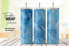 Blue Texture tumbler wrap png Product Image 1