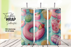 Donut Fun Pastel Tumbler Wrap Product Image 1