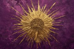 Radiant Golden Sunflower Abstract Floral Background Product Image 1