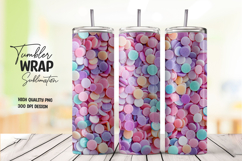 Pastel Confetti Tumbler Wrap Product Image 1
