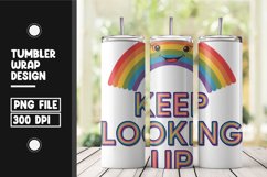 Keep looking up tumbler wrap png Product Image 1