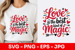 Love Is The Best Kind Of Magic SVG PNG Product Image 1