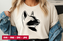 German Shepherd Dog Head Art SVG PNG Product Image 1