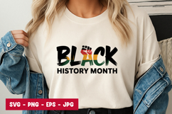 Black History Month Clean Bold Typography With Lines Product Image 1