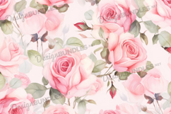 Pastel Rose Garden Background Product Image 1