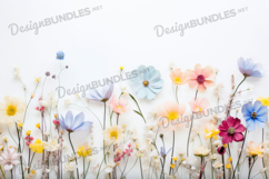 Neutral Bloom Minimal Floral Field Product Image 1