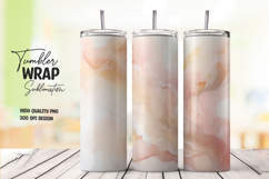 Beige Marble tumbler wrap png Product Image 1