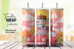 Cute Travel Adventure Tumbler Wrap Product Image 1