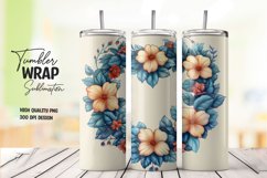 VIntage heart frame tumbler wrap sublimation Product Image 1