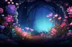 Fantasy magical landscape background, Digital paper Product Image 1