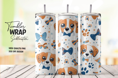 Cute Puppy tumbler wrap png Product Image 1