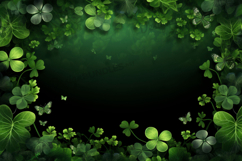 St Patricks Day frame Background Saint Patrick Digital Paper Product Image 1