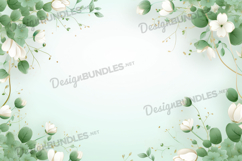 St Patricks Day frame Background Saint Patrick Digital Paper Product Image 1