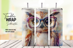 Owl Nature Tumbler Wrap PNG Product Image 1