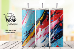 Brush Paint Tumbler Wra Product Image 1