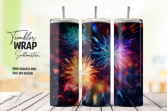 Nebula Star Explosion 20oz Tumbler Wrap Sublimation PNG Product Image 1