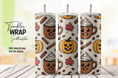 Autumn Mug Spice Tumbler Wrap Product Image 1