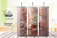 Vintage Rose Tumbler Wrap Product Image 1