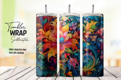 Fantasy Swirl Abstract Tumbler Wrap Product Image 1
