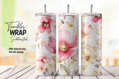Rose Garden Tumbler Wrap Product Image 1