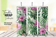 Tropical Palm tumbler wrap png Product Image 1