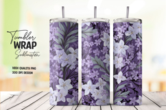 Lavender Bloom Tumbler Wrap Product Image 1