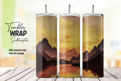 Moody Mountain Sunset Wrap Product Image 1