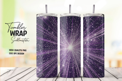 Purple Starburst Tumbler Wrap Product Image 1