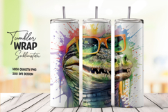 Frog Green Tumbler Wrap Product Image 1