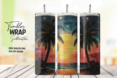 Tropical Sunset Scene Wrap Product Image 1