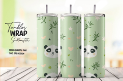 Bamboo Leaf tumbler wrap png Product Image 1
