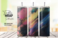 Black Gold Tropical Tumbler Wrap Product Image 1