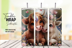 Calf and Lamb in Flowers Wrap PNG Product Image 1