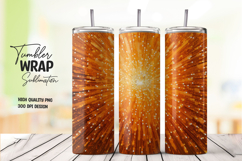 Rustic Copper Gold Tumbler Wrap PNG Product Image 1
