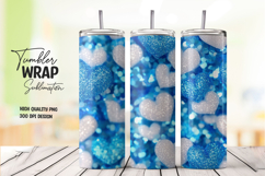 Cloudy Blue Tumbler Wrap Product Image 1