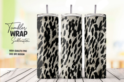Cow Print tumbler wrap png Product Image 1