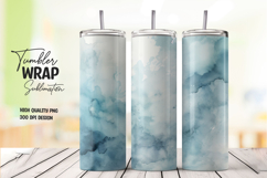 Aqua Marble Tumbler Wrap Product Image 1