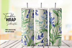 Green Leaf Tumbler Wrap png Product Image 1