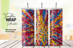 Color Splash tumbler wrap png Product Image 1