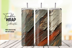 Brown Abstract tumbler wrap png Product Image 1