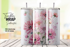 Garden Flower Tumbler Wrap Product Image 1