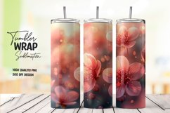Flower tumbler wrap sublimation Product Image 1