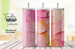 Marble Pink Tumbler Wrap Product Image 1