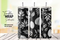 Leaves pattern tumbler wrap sublimation Product Image 1