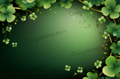St Patricks Day frame Background Saint Patrick Digital Paper Product Image 1